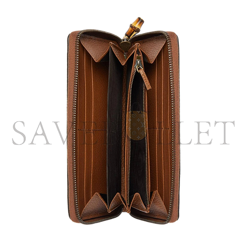 Gvc*1 bamboo zip around wallet 739499 (19.5*11*3cm)